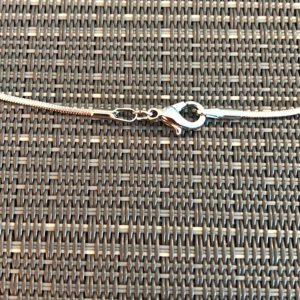 Silver Outline Butterly Charm Necklace - Picture 7 of 7
